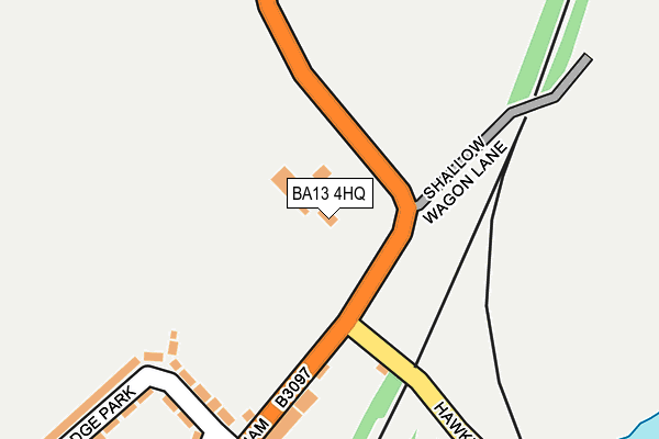 BA13 4HQ map - OS OpenMap – Local (Ordnance Survey) BA13 4HQ map - OS OpenMap – Local (Ordnance Survey)