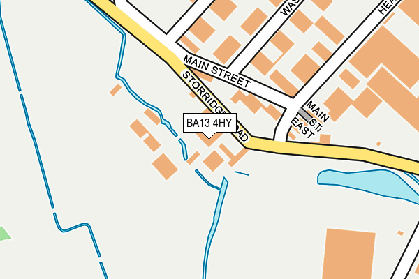 BA13 4HY map - OS OpenMap – Local (Ordnance Survey) BA13 4HY map - OS OpenMap – Local (Ordnance Survey)