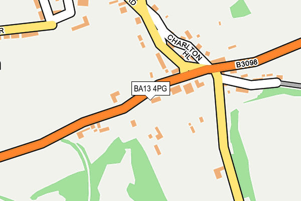 BA13 4PG map - OS OpenMap – Local (Ordnance Survey) BA13 4PG map - OS OpenMap – Local (Ordnance Survey)