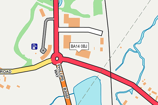 BA14 0BJ map - OS OpenMap – Local (Ordnance Survey) BA14 0BJ map - OS OpenMap – Local (Ordnance Survey)
