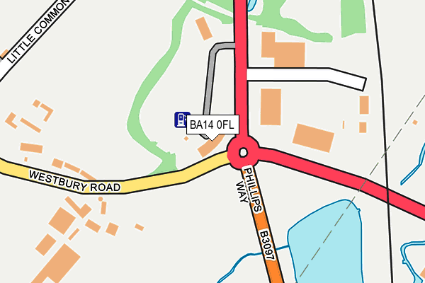 BA14 0FL map - OS OpenMap – Local (Ordnance Survey) BA14 0FL map - OS OpenMap – Local (Ordnance Survey)