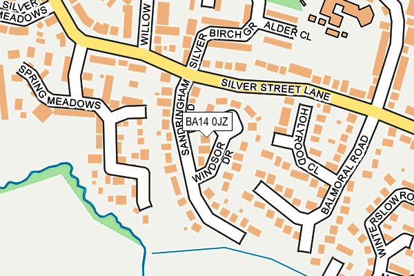 BA14 0JZ map - OS OpenMap – Local (Ordnance Survey) BA14 0JZ map - OS OpenMap – Local (Ordnance Survey)