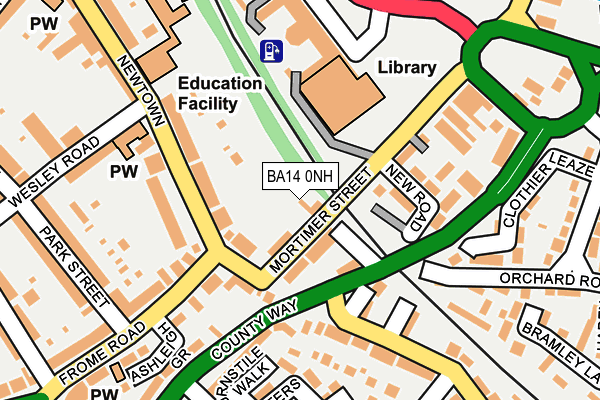 BA14 0NH map - OS OpenMap – Local (Ordnance Survey) BA14 0NH map - OS OpenMap – Local (Ordnance Survey)