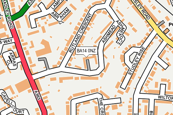 BA14 0NZ map - OS OpenMap – Local (Ordnance Survey) BA14 0NZ map - OS OpenMap – Local (Ordnance Survey)