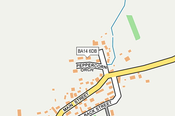 BA14 6DB map - OS OpenMap – Local (Ordnance Survey) BA14 6DB map - OS OpenMap – Local (Ordnance Survey)