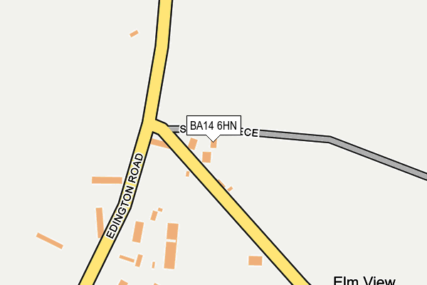 BA14 6HN map - OS OpenMap – Local (Ordnance Survey) BA14 6HN map - OS OpenMap – Local (Ordnance Survey)