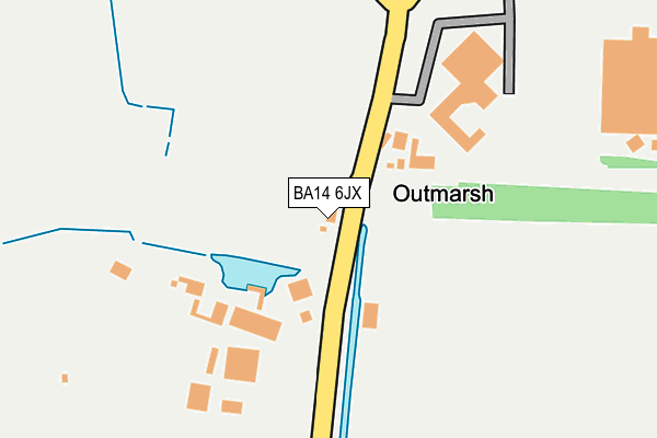 BA14 6JX map - OS OpenMap – Local (Ordnance Survey) BA14 6JX map - OS OpenMap – Local (Ordnance Survey)