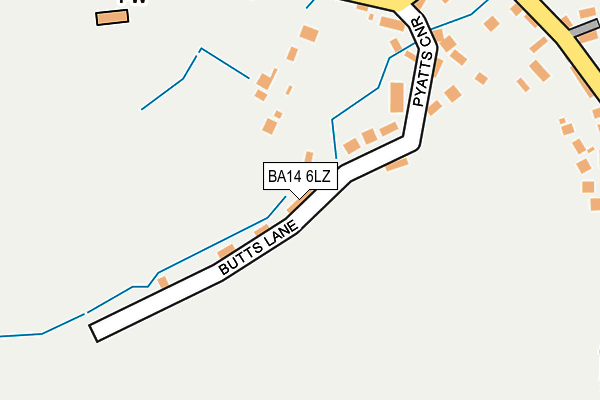 BA14 6LZ map - OS OpenMap – Local (Ordnance Survey) BA14 6LZ map - OS OpenMap – Local (Ordnance Survey)