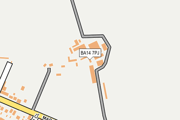 BA14 7PJ map - OS OpenMap – Local (Ordnance Survey) BA14 7PJ map - OS OpenMap – Local (Ordnance Survey)
