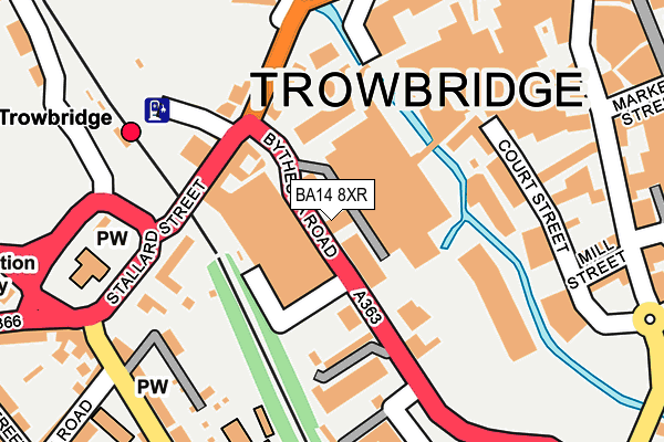 BA14 8XR map - OS OpenMap – Local (Ordnance Survey) BA14 8XR map - OS OpenMap – Local (Ordnance Survey)