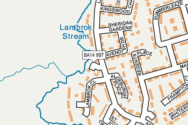 BA14 9BT map - OS OpenMap – Local (Ordnance Survey) BA14 9BT map - OS OpenMap – Local (Ordnance Survey)