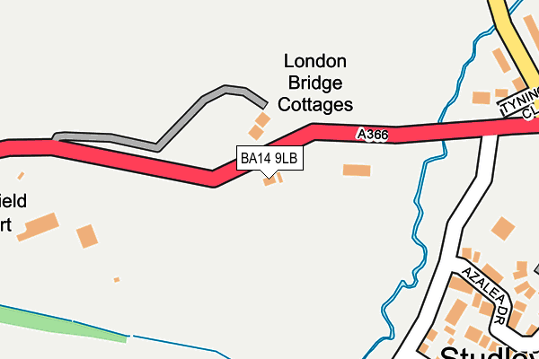 BA14 9LB map - OS OpenMap – Local (Ordnance Survey) BA14 9LB map - OS OpenMap – Local (Ordnance Survey)