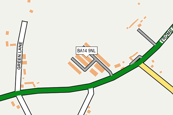 BA14 9NL map - OS OpenMap – Local (Ordnance Survey) BA14 9NL map - OS OpenMap – Local (Ordnance Survey)