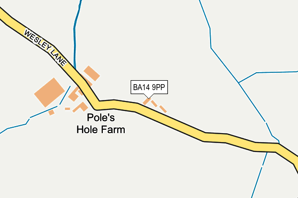 BA14 9PP map - OS OpenMap – Local (Ordnance Survey) BA14 9PP map - OS OpenMap – Local (Ordnance Survey)