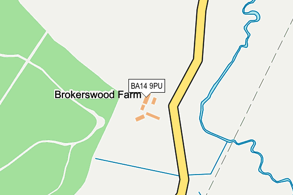 BA14 9PU map - OS OpenMap – Local (Ordnance Survey) BA14 9PU map - OS OpenMap – Local (Ordnance Survey)