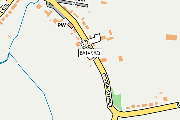 BA14 9RQ map - OS OpenMap – Local (Ordnance Survey) BA14 9RQ map - OS OpenMap – Local (Ordnance Survey)