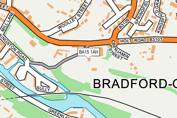 BA15 1AH map - OS OpenMap – Local (Ordnance Survey) BA15 1AH map - OS OpenMap – Local (Ordnance Survey)
