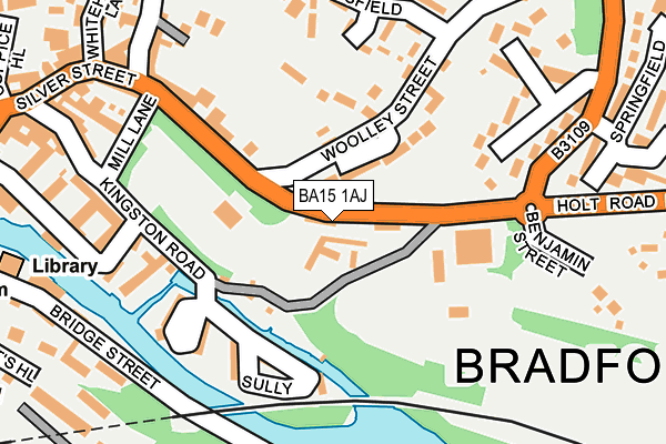 BA15 1AJ map - OS OpenMap – Local (Ordnance Survey) BA15 1AJ map - OS OpenMap – Local (Ordnance Survey)