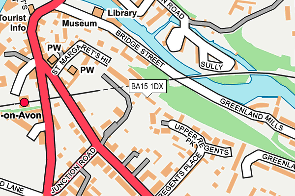 BA15 1DX map - OS OpenMap – Local (Ordnance Survey) BA15 1DX map - OS OpenMap – Local (Ordnance Survey)