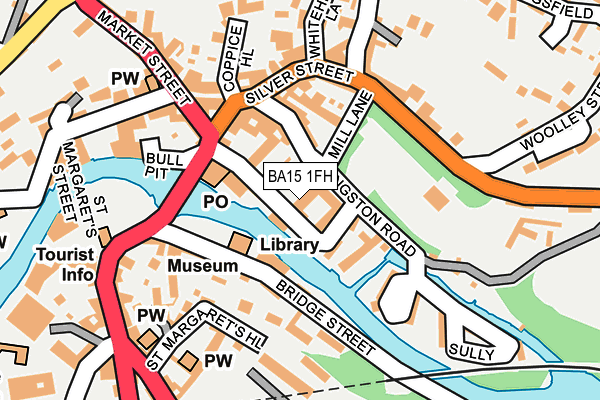 BA15 1FH map - OS OpenMap – Local (Ordnance Survey) BA15 1FH map - OS OpenMap – Local (Ordnance Survey)