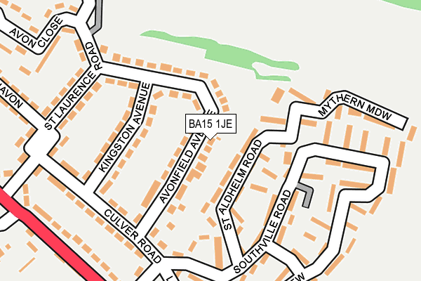 BA15 1JE map - OS OpenMap – Local (Ordnance Survey) BA15 1JE map - OS OpenMap – Local (Ordnance Survey)