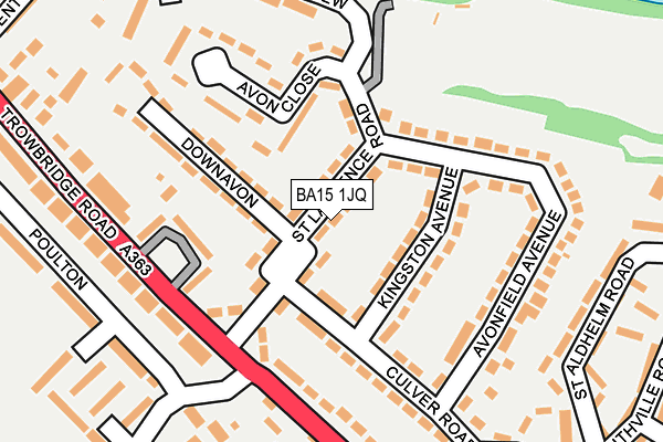 BA15 1JQ map - OS OpenMap – Local (Ordnance Survey) BA15 1JQ map - OS OpenMap – Local (Ordnance Survey)