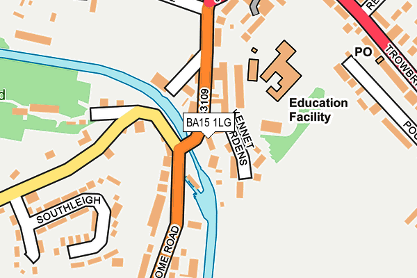 BA15 1LG map - OS OpenMap – Local (Ordnance Survey) BA15 1LG map - OS OpenMap – Local (Ordnance Survey)