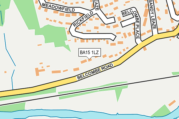 BA15 1LZ map - OS OpenMap – Local (Ordnance Survey) BA15 1LZ map - OS OpenMap – Local (Ordnance Survey)