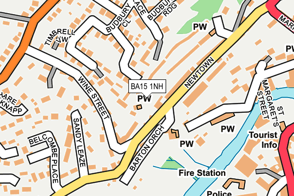 BA15 1NH map - OS OpenMap – Local (Ordnance Survey) BA15 1NH map - OS OpenMap – Local (Ordnance Survey)