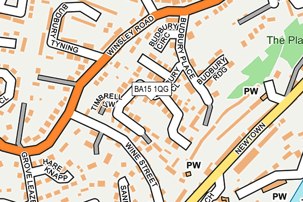BA15 1QG map - OS OpenMap – Local (Ordnance Survey) BA15 1QG map - OS OpenMap – Local (Ordnance Survey)