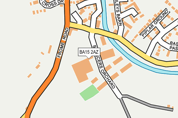 BA15 2AZ map - OS OpenMap – Local (Ordnance Survey) BA15 2AZ map - OS OpenMap – Local (Ordnance Survey)