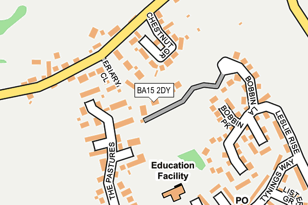 BA15 2DY map - OS OpenMap – Local (Ordnance Survey) BA15 2DY map - OS OpenMap – Local (Ordnance Survey)