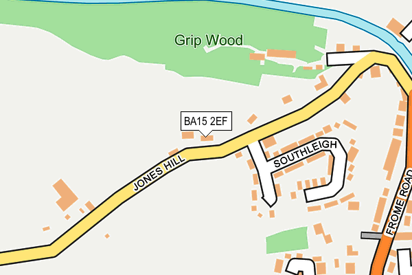 BA15 2EF map - OS OpenMap – Local (Ordnance Survey) BA15 2EF map - OS OpenMap – Local (Ordnance Survey)