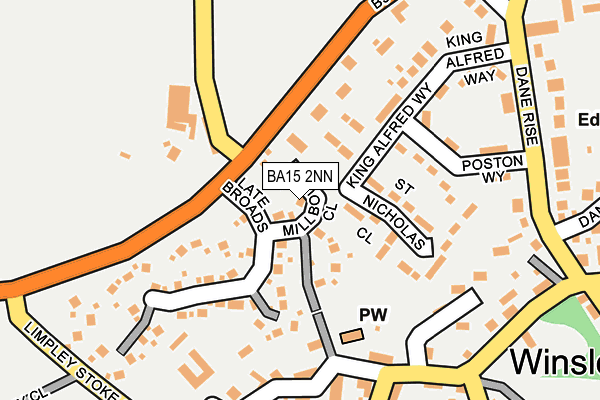 BA15 2NN map - OS OpenMap – Local (Ordnance Survey) BA15 2NN map - OS OpenMap – Local (Ordnance Survey)