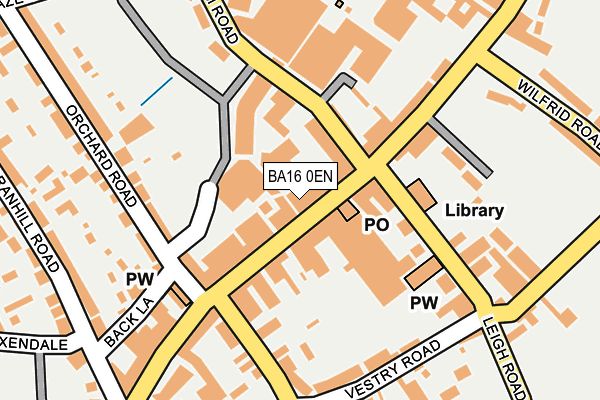 BA16 0EN map - OS OpenMap – Local (Ordnance Survey) BA16 0EN map - OS OpenMap – Local (Ordnance Survey)