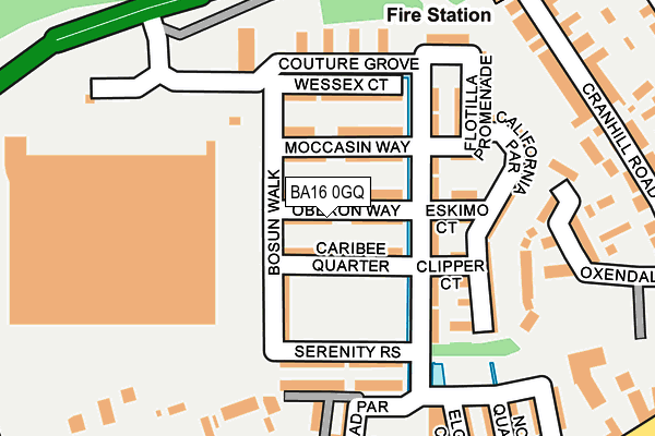 BA16 0GQ map - OS OpenMap – Local (Ordnance Survey) BA16 0GQ map - OS OpenMap – Local (Ordnance Survey)