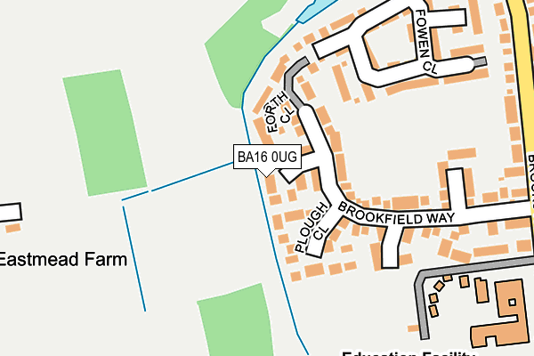 BA16 0UG map - OS OpenMap – Local (Ordnance Survey) BA16 0UG map - OS OpenMap – Local (Ordnance Survey)