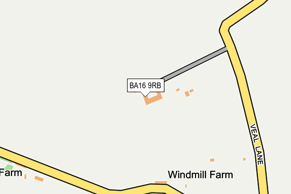 BA16 9RB map - OS OpenMap – Local (Ordnance Survey) BA16 9RB map - OS OpenMap – Local (Ordnance Survey)