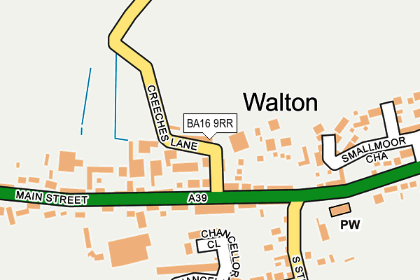 BA16 9RR map - OS OpenMap – Local (Ordnance Survey) BA16 9RR map - OS OpenMap – Local (Ordnance Survey)
