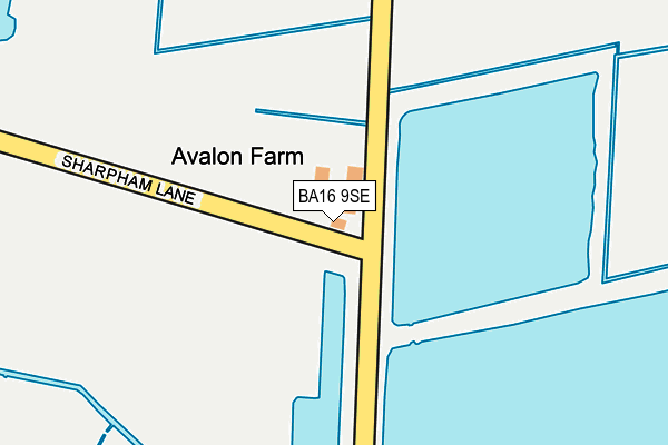 BA16 9SE map - OS OpenMap – Local (Ordnance Survey) BA16 9SE map - OS OpenMap – Local (Ordnance Survey)