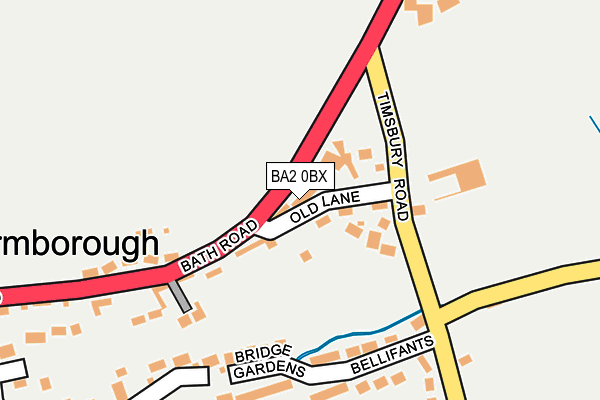 BA2 0BX map - OS OpenMap – Local (Ordnance Survey) BA2 0BX map - OS OpenMap – Local (Ordnance Survey)