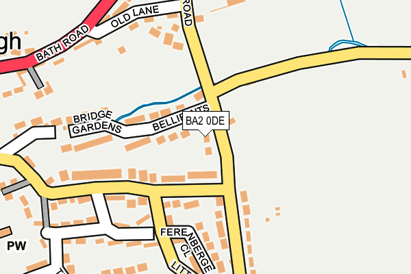 BA2 0DE map - OS OpenMap – Local (Ordnance Survey) BA2 0DE map - OS OpenMap – Local (Ordnance Survey)