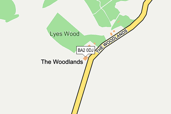 BA2 0DJ map - OS OpenMap – Local (Ordnance Survey) BA2 0DJ map - OS OpenMap – Local (Ordnance Survey)