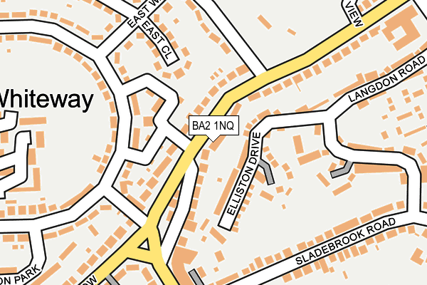 BA2 1NQ map - OS OpenMap – Local (Ordnance Survey) BA2 1NQ map - OS OpenMap – Local (Ordnance Survey)