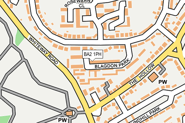 BA2 1PH map - OS OpenMap – Local (Ordnance Survey) BA2 1PH map - OS OpenMap – Local (Ordnance Survey)