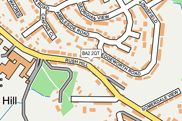 BA2 2QT map - OS OpenMap – Local (Ordnance Survey) BA2 2QT map - OS OpenMap – Local (Ordnance Survey)