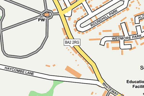 BA2 2RG map - OS OpenMap – Local (Ordnance Survey) BA2 2RG map - OS OpenMap – Local (Ordnance Survey)