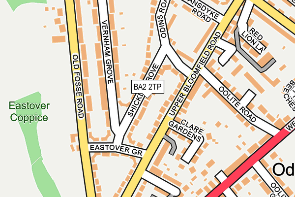 BA2 2TP map - OS OpenMap – Local (Ordnance Survey) BA2 2TP map - OS OpenMap – Local (Ordnance Survey)