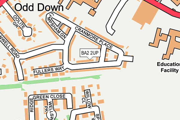 BA2 2UP map - OS OpenMap – Local (Ordnance Survey) BA2 2UP map - OS OpenMap – Local (Ordnance Survey)