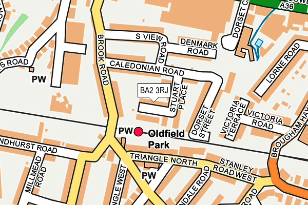 BA2 3RJ map - OS OpenMap – Local (Ordnance Survey) BA2 3RJ map - OS OpenMap – Local (Ordnance Survey)